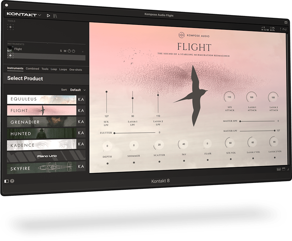 Kompose Audio Flight