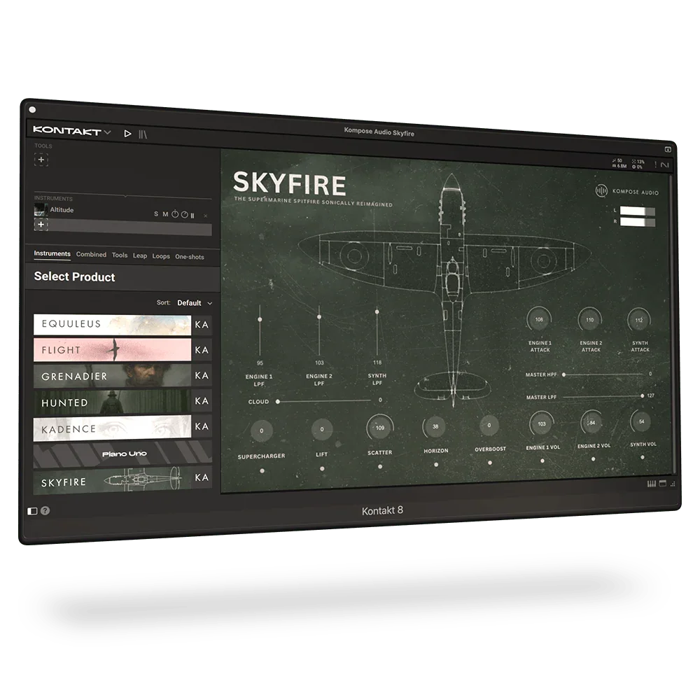 Skyfire - Supermarine Spitfire Kontakt Instrument