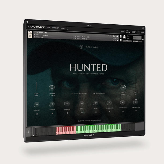 Kompose Audio Hunted Kontakt Library